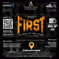 F.I.R.S.T 2026 Technical Event Poster